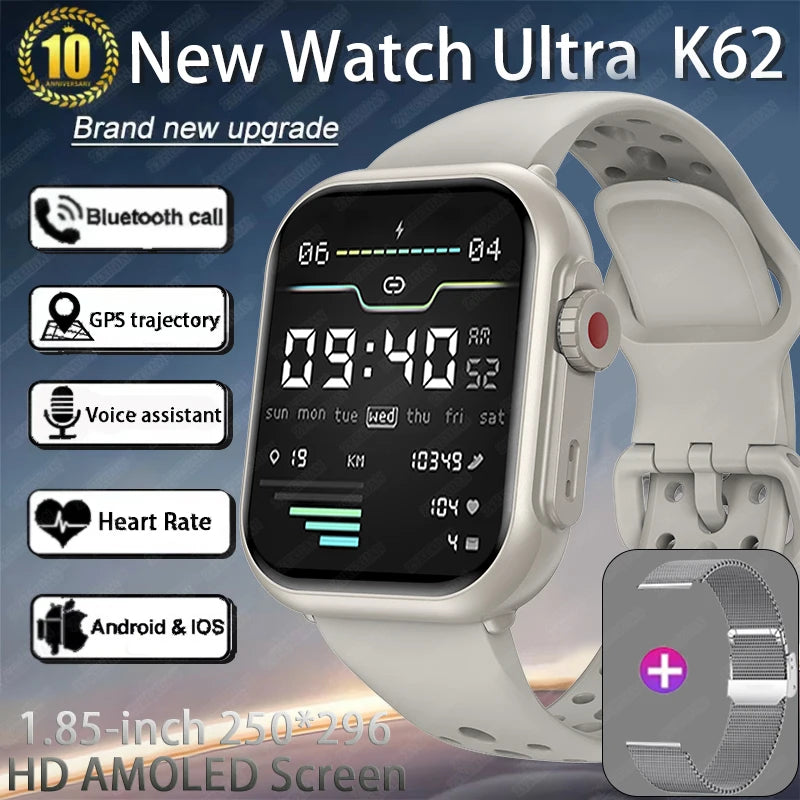 2025 New Smart Watch Women Bluetooth Call Watch Fitness Tracker Waterproof Sport Smart Clock Fashion Ladies Men Smartwatch Woman