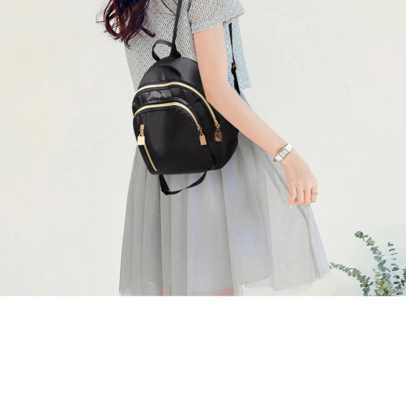 Women Backpack Designer Fashion Mini Soft Touch Multi-Function Female Small Bag Ladies Double Shoulder Package Girl Purse