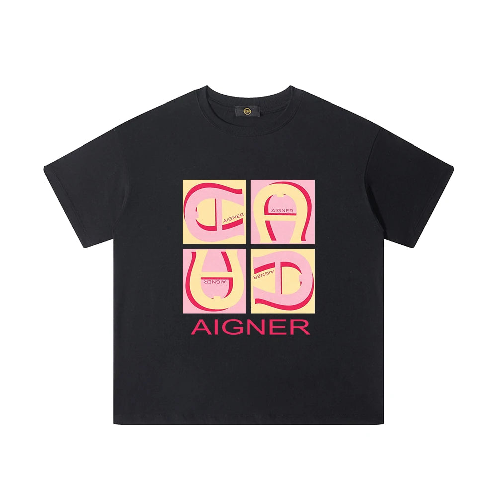 Girls' T-shirt, pure cotton summer new fashion short sleeved T-shirt, baby girl children's T-shirt, luxurious design sportswear