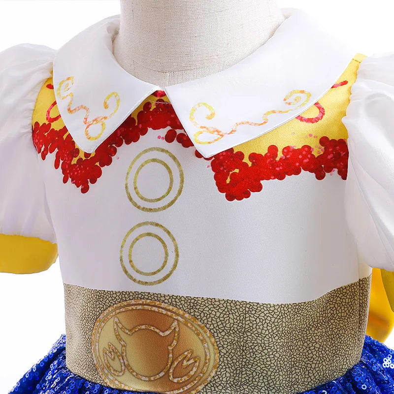 Toy Costume Story Infant Christmas Jessie Dress New Year Girls Tutu Dress 1-6 Years Old Baby Girl Birthday Party Kids' dresses