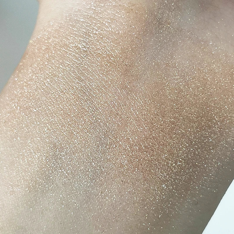 3 Colors Glitter Fairy Highlight Pat Powder Bride Wedding Highlight Powder Body Glitter Powder Shiny Powder Multifunction Makeup