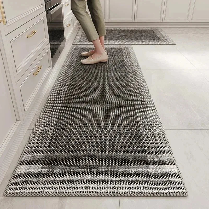 Kitchen Floor Mat Stain-resistant and Wear-resistant Carpet Home Decor Rug Soft and Comfortable Loop Fleece Carpets