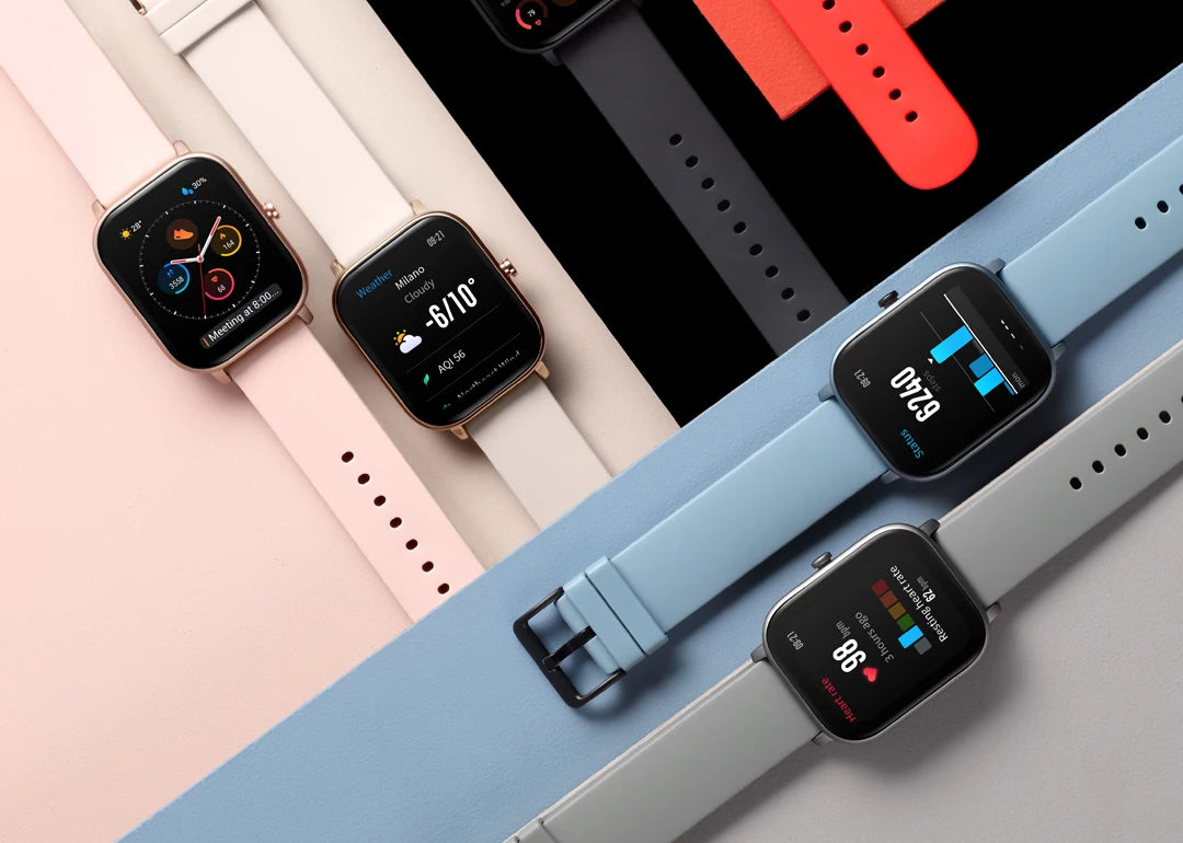 Amazfit GTS Smart Watch For Men Women Fashion Watch Water Resistant Music Control SportsWatch Exhibits Demonstration 95New