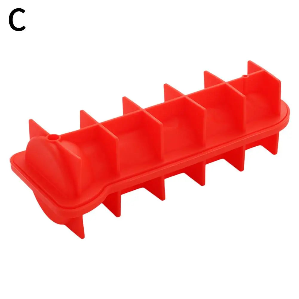 Food Grade Silicone Ice Cube Mold with One‑Press Storage Box Whiskey Ice Cube Maker for Home Bar Kitchen Tools