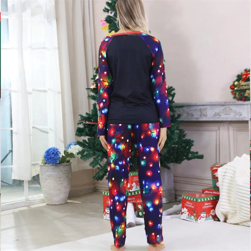 Christmas Family Pajamas Adults Kids Matching Outfits Cute Loose Sleepwear Mother Daughter Father Don Baby Romper Xmas Look Pjs