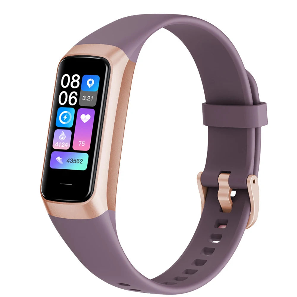 696 Smart Watches 1.1-Inch AMOLED Screen Blue Tooth Call Measurement Temperature Heart Rate Sleep Sports Health Bracelet Women