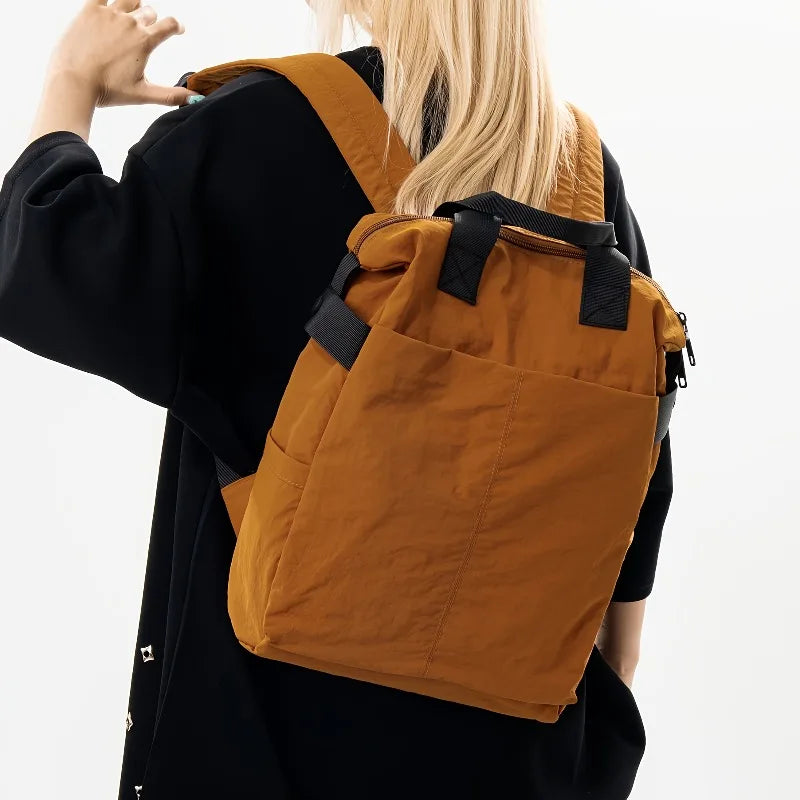 Fashion and Casual Men's and Women's Backpacks with Large Capacity and Multiple Pockets, Zipper Closure, Computer Compartment