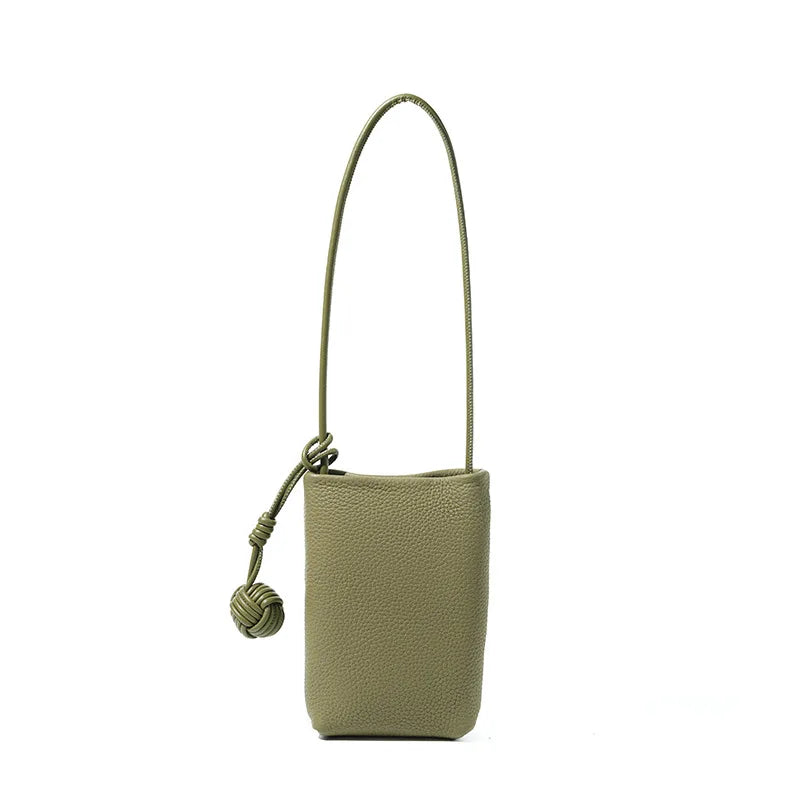 YANATARI mini Small Genuine Leather vintage Bag Crossbody Bag Luxury Hit Product Mobile Phone Shoulder Bag Women Mobile Bag