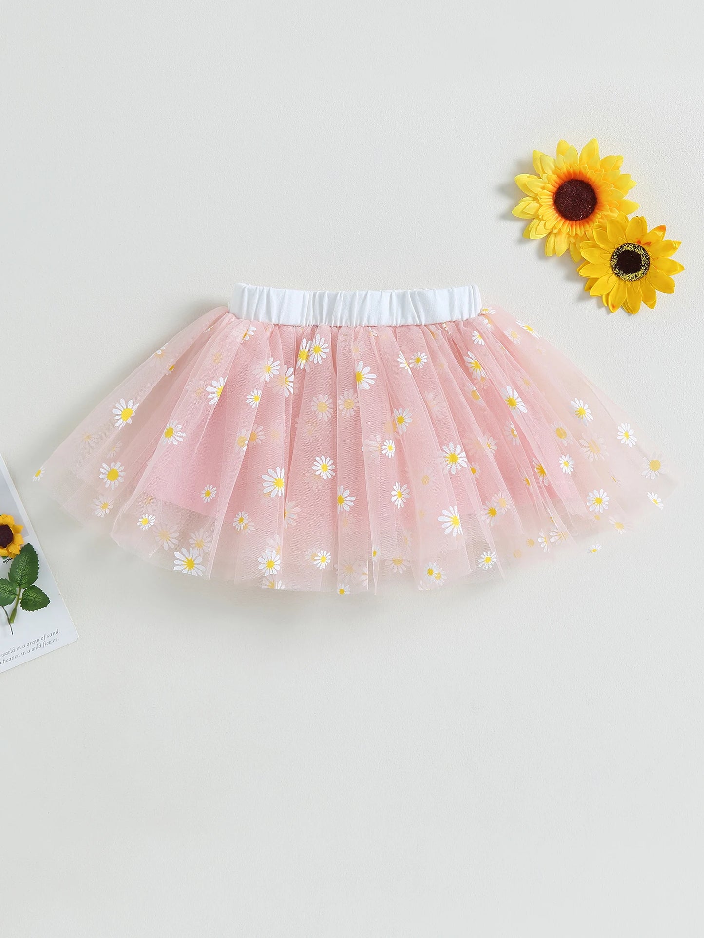 Baby Girl Birthday Rose Tulle Tutu Toddler Baby Girl Princess Layered Skirt