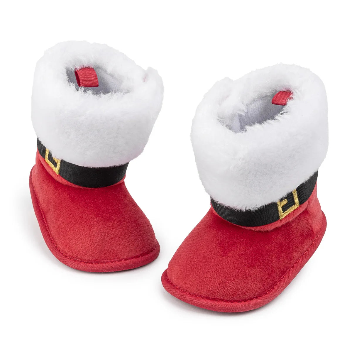 0-1 Year Old Baby Winter Thick and Warm Snow Boots With Added Fleece Soft Soled Warm High Boots