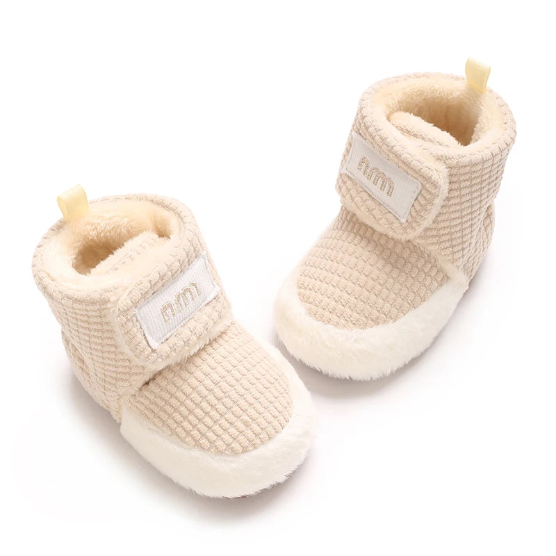 Winter Boots For Baby Boys And Girls Snow Soft Sole Anti Slip And Warm Flat Shoes Baby's First Walking Baby Shoes Boots 0-18