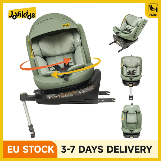 Jovikids Ranger 360° Swivel i-Size Support Leg Baby Car Seat 40-150cm