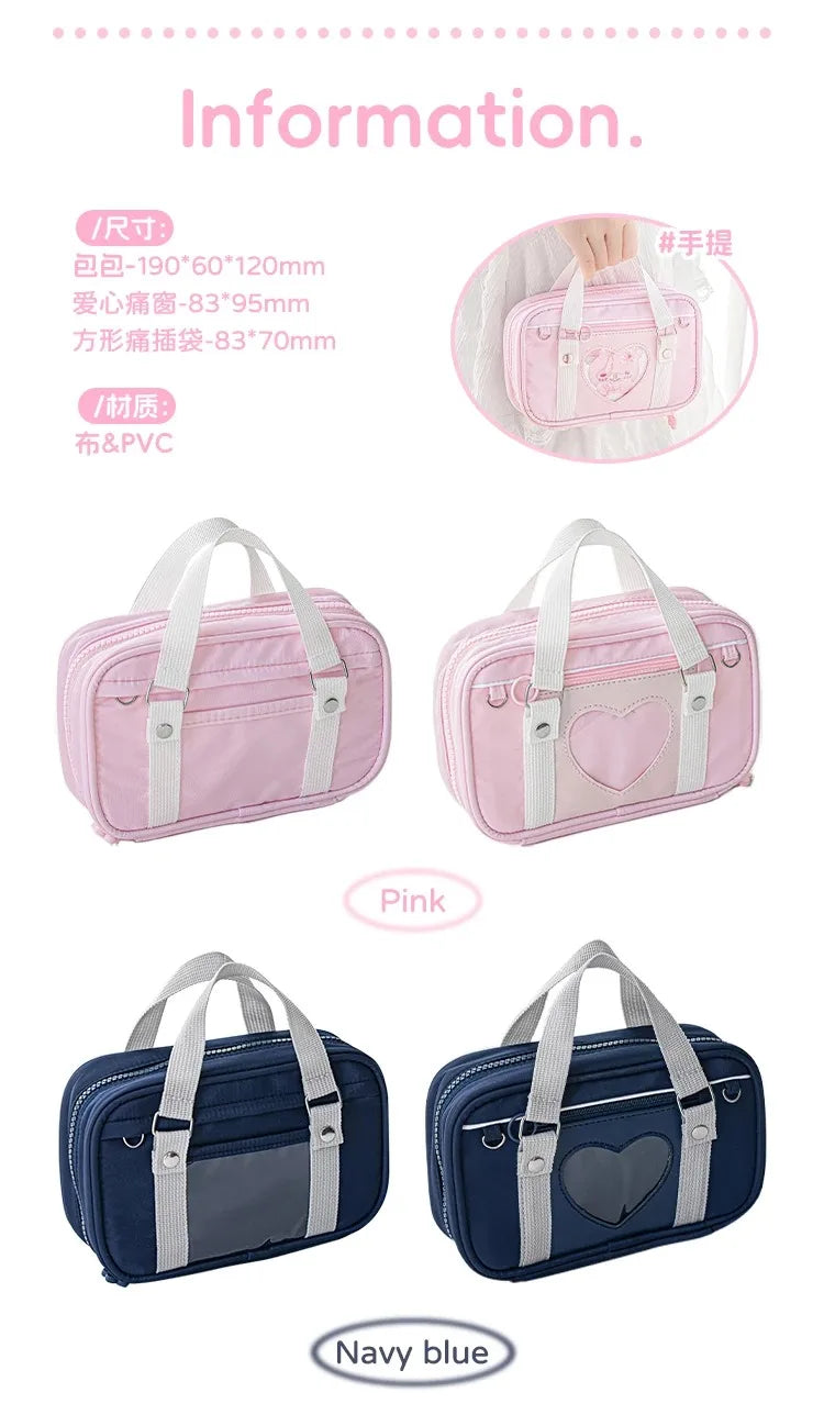 New Arrivals Large Capacity Makeup Bags  Academic Style Cosmetic Bag Multifunctional Fabric Storage Bag for Women Wholesales