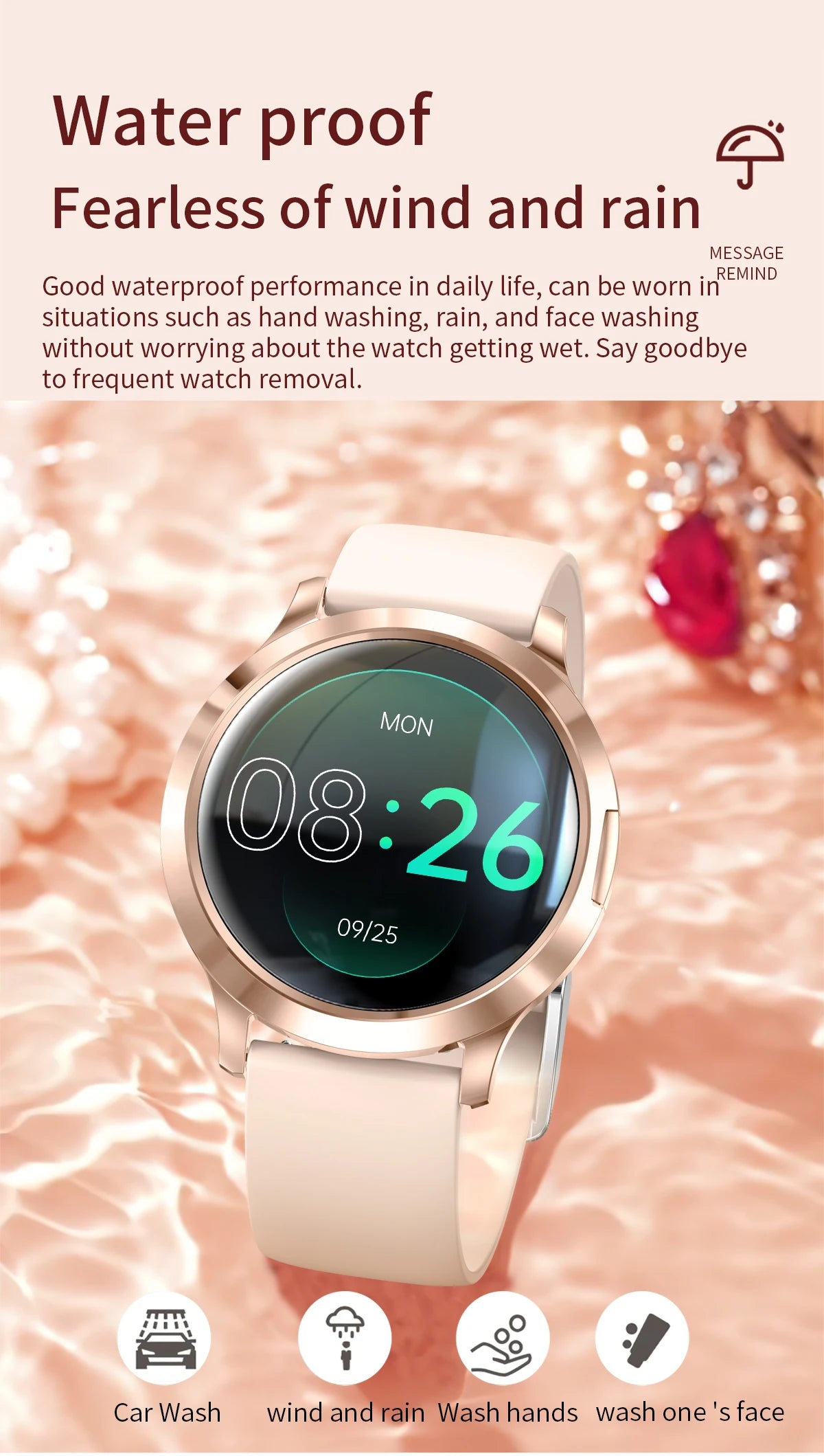 202 6New Smart Watch For Women 466*466 AMOLED Display Voice Call Sport Fitness Health Watches DIY Custom Dial Smartwatch Ladies