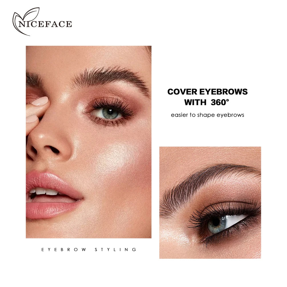 QIBEST Transparent Eyebrow Gel Wax Brow Soap Lasting Eyebrow Enhancer Natural Makeup Soap Brow Sculpt Gel For Eyebrow Cosmetics