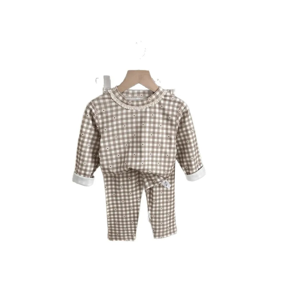 Spring Autumn Kid 2PCS Pajamas Clothes Set Cartoon Baby Boy Top+Pants Suit Casual Children Outfits