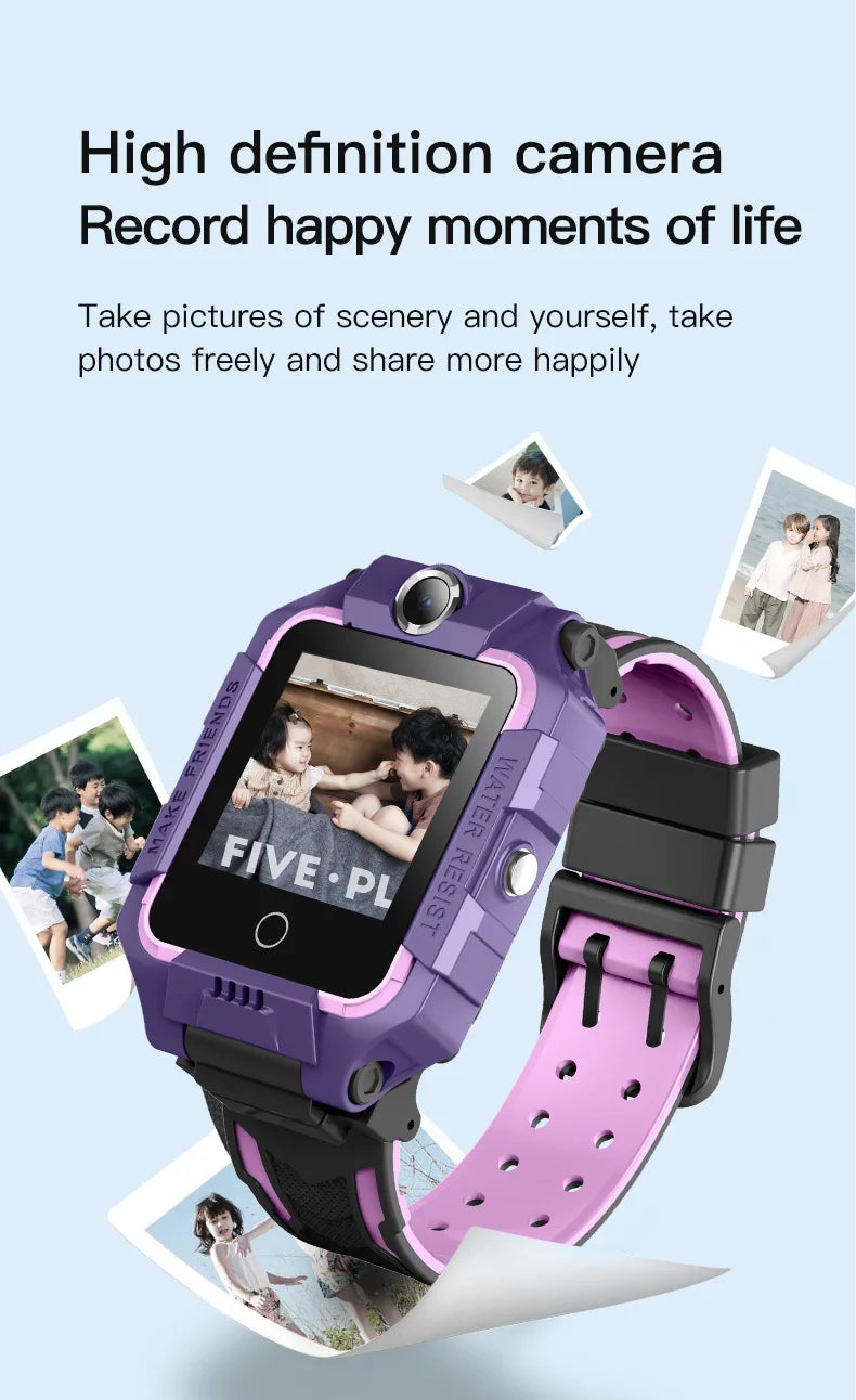 4G kids Smart Watch SOS Waterproof Sim Card Smartwatch for Children Boy Child Watch Girl LBS Location Tracker Clock Phone Call