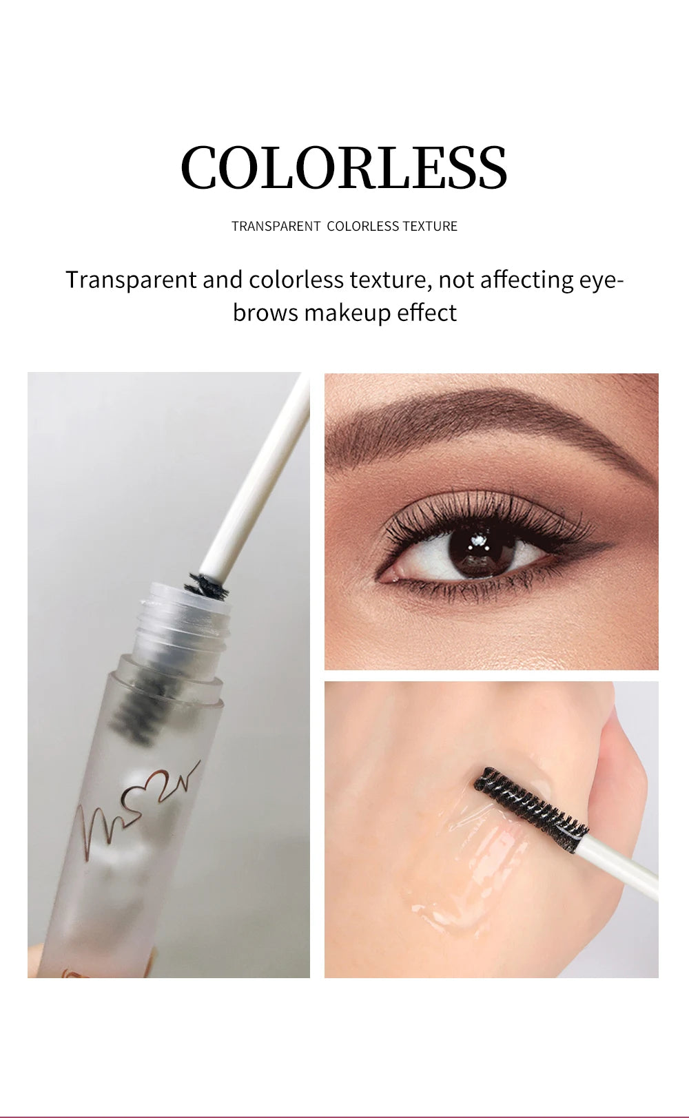 QIBEST Transparent Eyebrow Gel Wax Brow Soap Lasting Eyebrow Enhancer Natural Makeup Soap Brow Sculpt Gel For Eyebrow Cosmetics