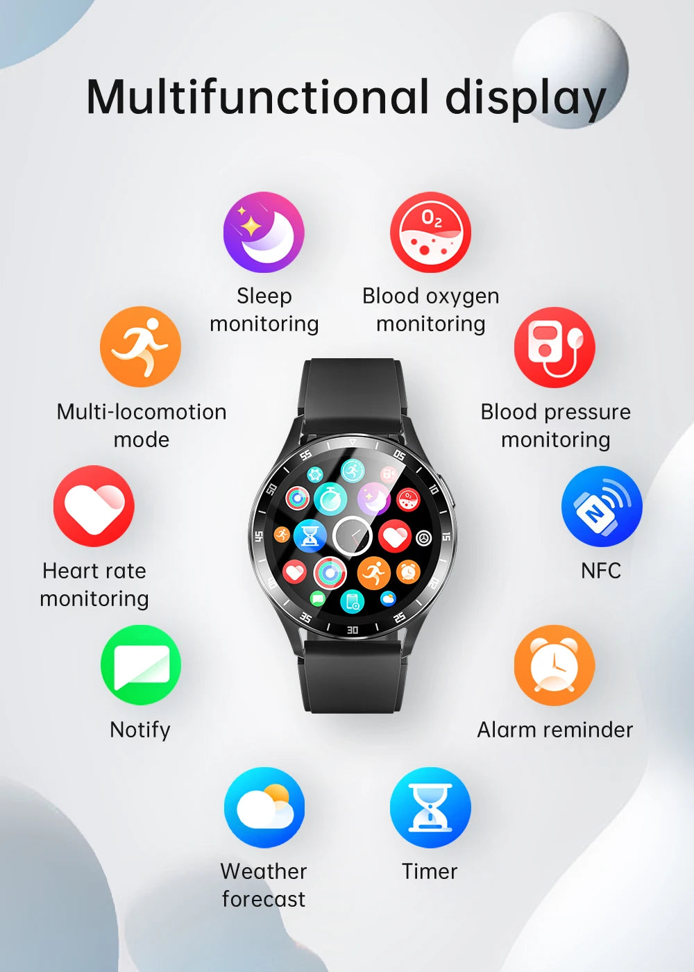 For HUAWEI New 2 in 1 Smartwatch With Earbuds Watch TWS Bluetooth Earphone Heart Rate Blood Pressure Monitor Sport Watch Fitness