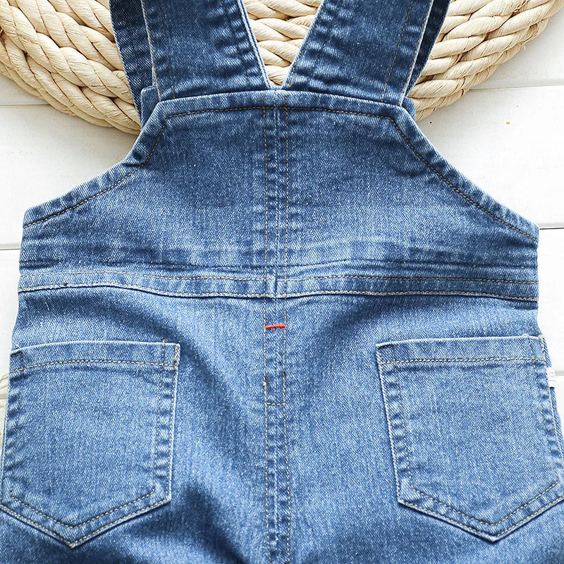 IENENS Boy Girl Overalls Toddler Clothes Child Jumpsuit Infant Denim Dungarees  Spring Autumn Baby Soft Jeans