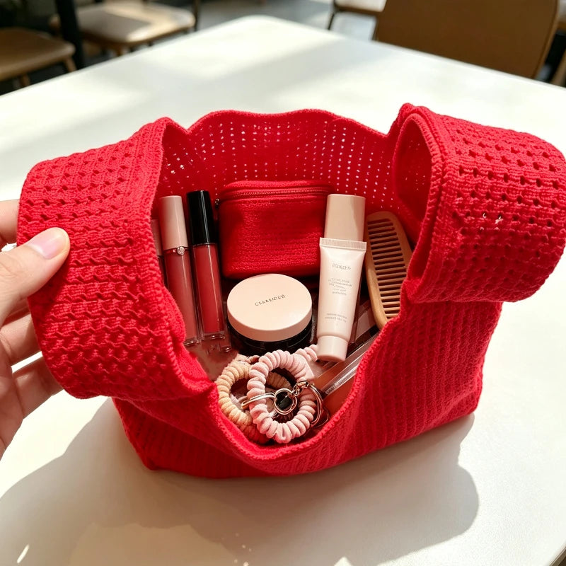 Makeup Bag Cosmetic Bags Small Clutches Travel Organizer Makeup Pouch Side Bag for Ladies Mini Bags Handbag Winter Bag Pouch Bag