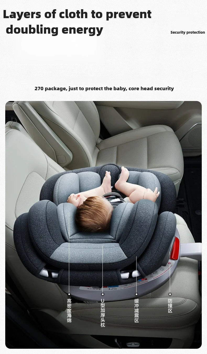 EU STOCK Baby child safety seat infant 0-4 years old baby car seat  baby car seat newborn can sit or lie down ECE standard