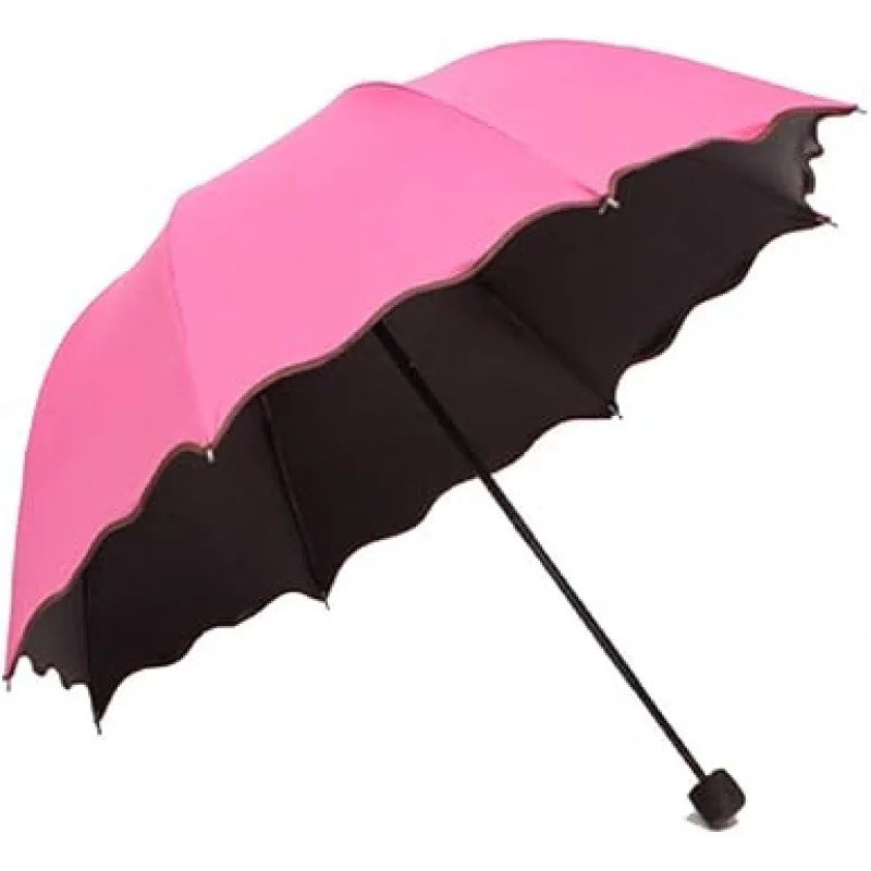 1 PCS rain sunshine both umbrella , With a Fashionable Design That Blooms When Exposed to Water, Providing Shade ,Sun Protection