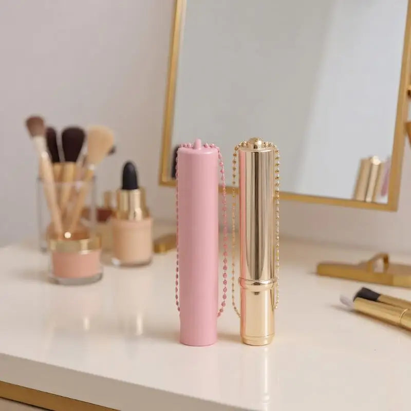 Mini Silicone Lip Brush Concealer Brush With Cover Chain Lip Mask Applicator Lip Gloss Brush Lipstick Brush Makeup Beauty Tool