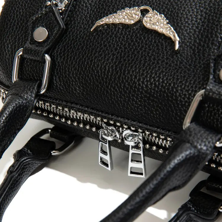 Famous design zipper women's crossbody bag, fashionable women's chain shoulder bag, modern trendy style handbag