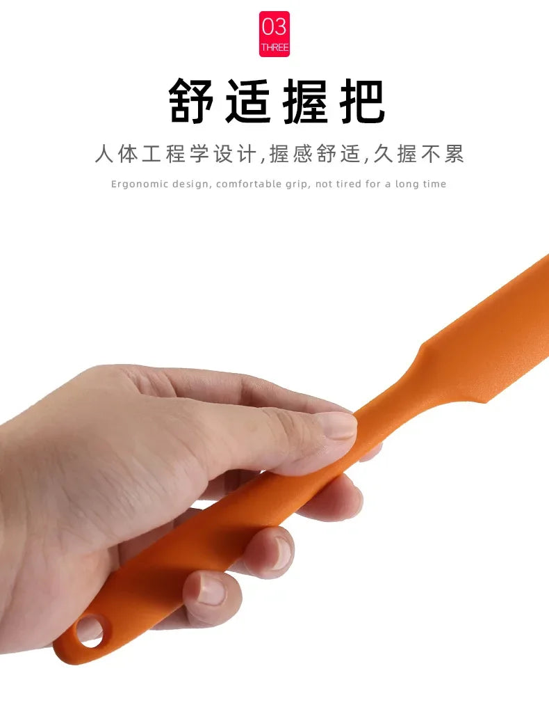 1 Piece Random Color Food Scraper, Non Stick Design, Heat-resistant, Kitchen Utensil, Suitable for Home and Professional Baking