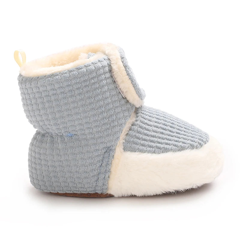 Winter Boots For Baby Boys And Girls Snow Soft Sole Anti Slip And Warm Flat Shoes Baby's First Walking Baby Shoes Boots 0-18