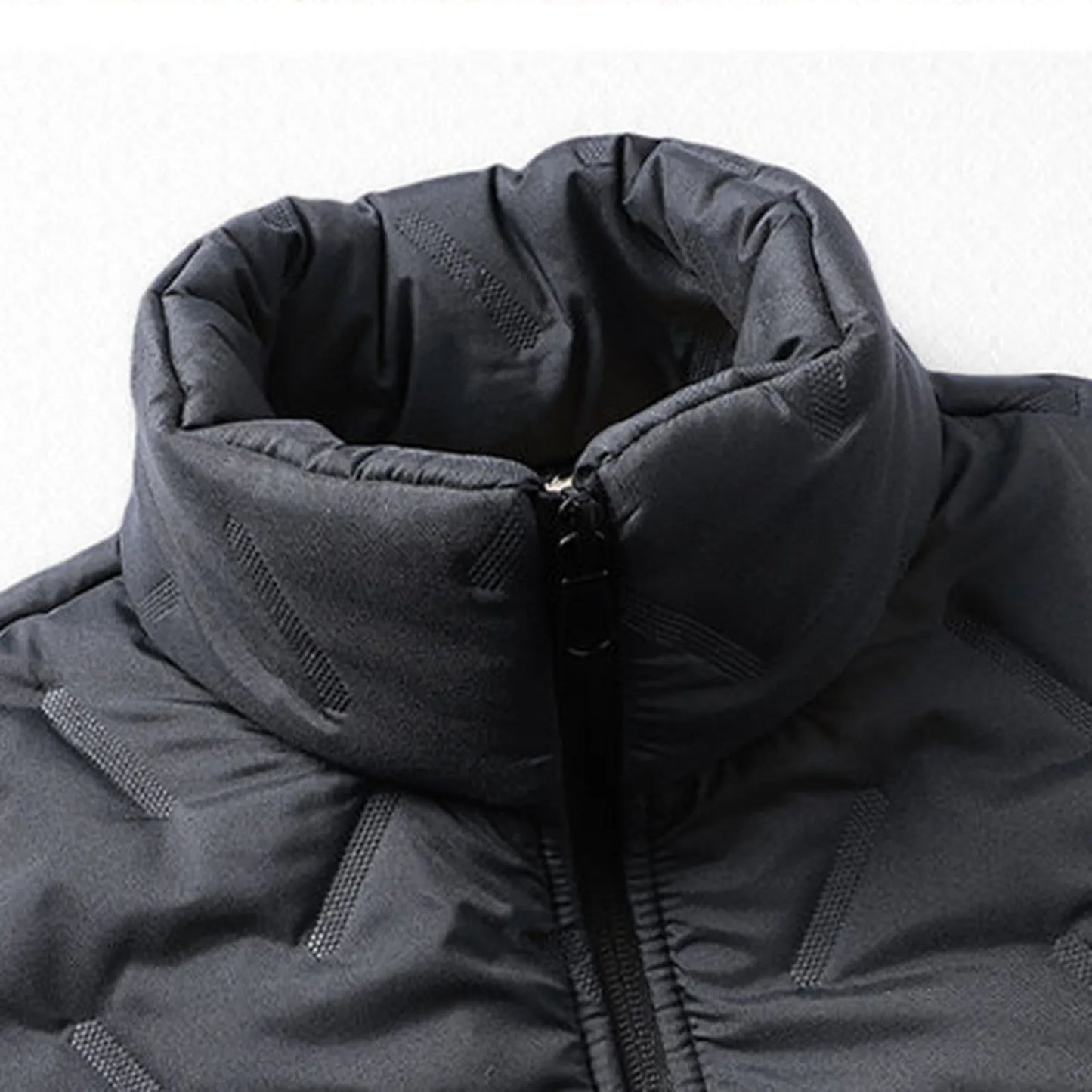 Men's Lamb Fleece Jackets Autumn Winter Casual Short Cardigan Coat Simple Comfy Solid Color Small Stand Collar Zipper Jackets