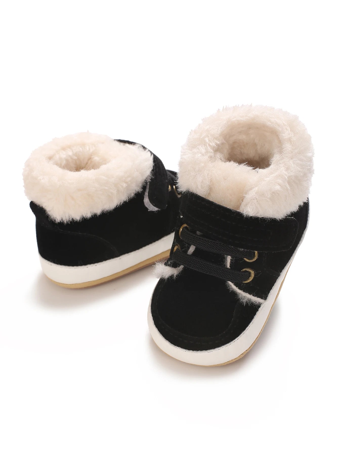 Baby Winter Boots - Soft Cotton Snow Shoes for Toddlers | Warm First Walkers 0-24M | Solid Color Design"