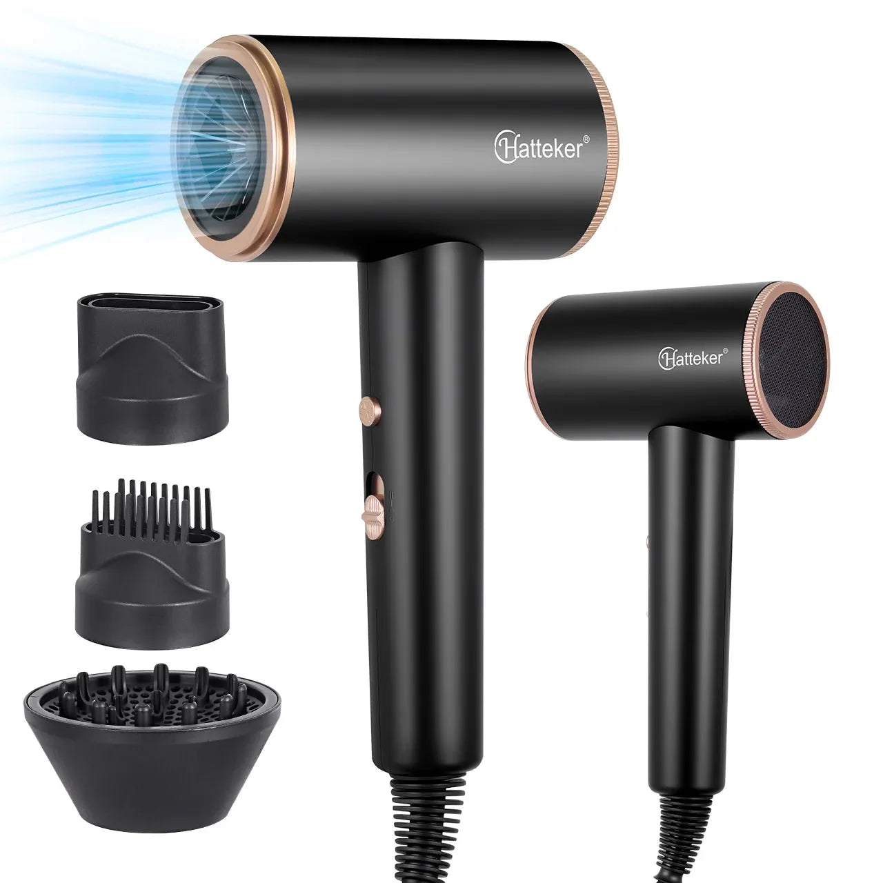 Salon 3200W Hair Dryer,Professional Ionic Hair Blow Dryer,High-speed Hair Dryer,Heat Protection Hairdryer,Hair Styling Hairdryer