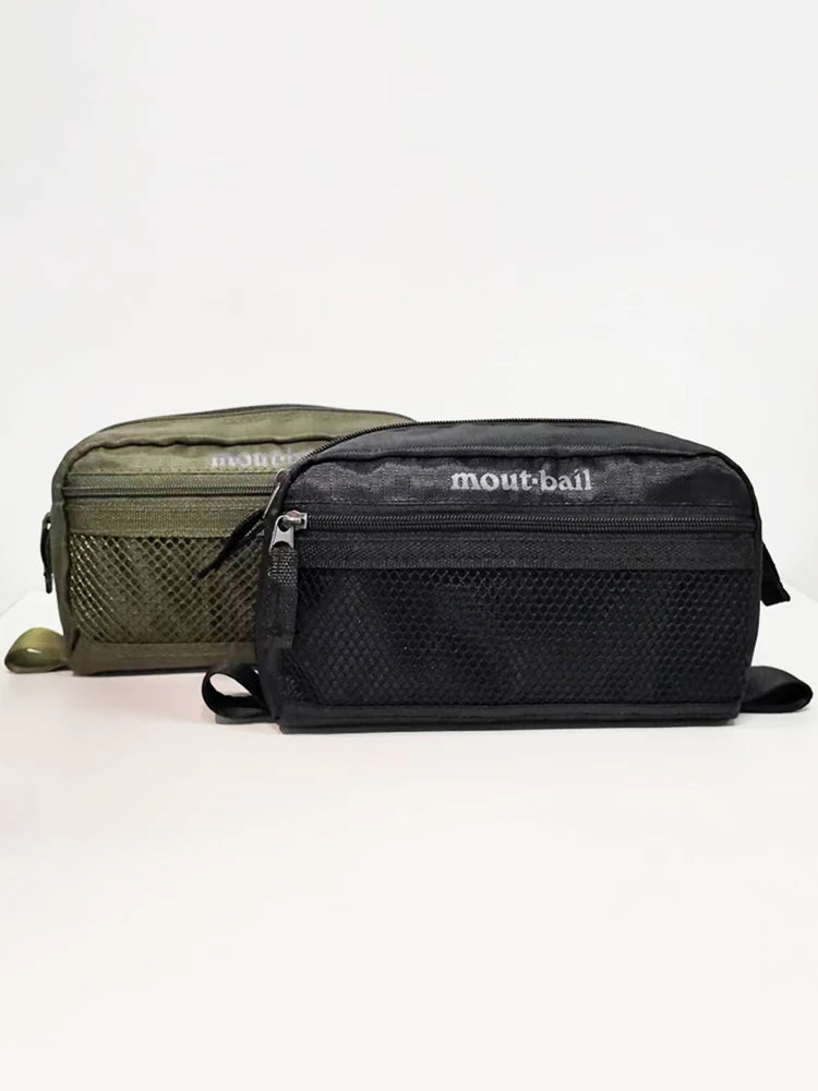 Large Capacity Waterproof Makeup Bag • Multi-layer Ultra-light Mesh Wash Bag • Travel & Camping Cosmetic & Stationery Pouch