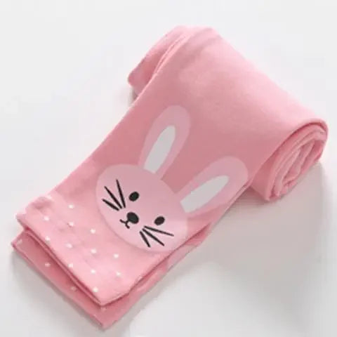 Girls Pants Skinny Print Cartoon Pattern Children Leggings Trousers Spring Girls Leggings Cotton Trousers Fille Kids Pants