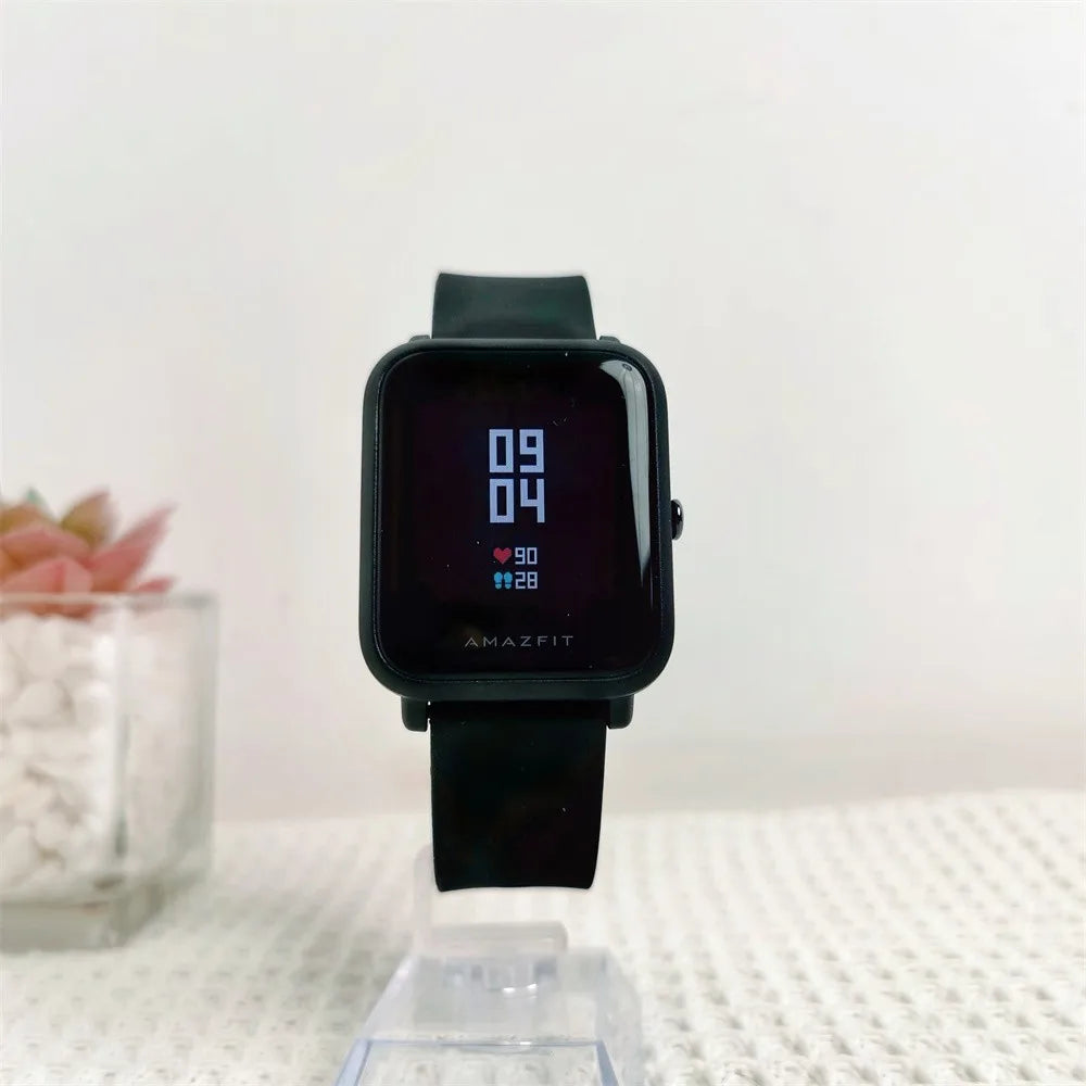 Exhibit Amazfit Bip Lite SmartWatch Bluetooth Sports Watch For Men Heart Rate IP68 Waterproof No Box 85-95 New SmartWatches