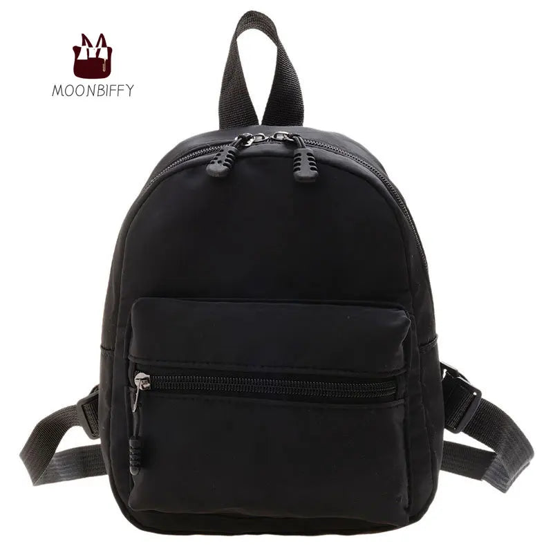 Fashion Nylon Mini Backpack Women Small Travel BagpackStyle School Bag for Teenager Girls Back Pack for Woman