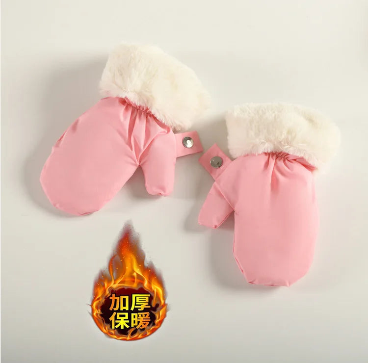 2025 Winter New Girls Jacket Long Solid Color Lining Berber Fleece Thick Warm Hooded Parka For 4-10Y Girls Bow Fashion Snowsuit