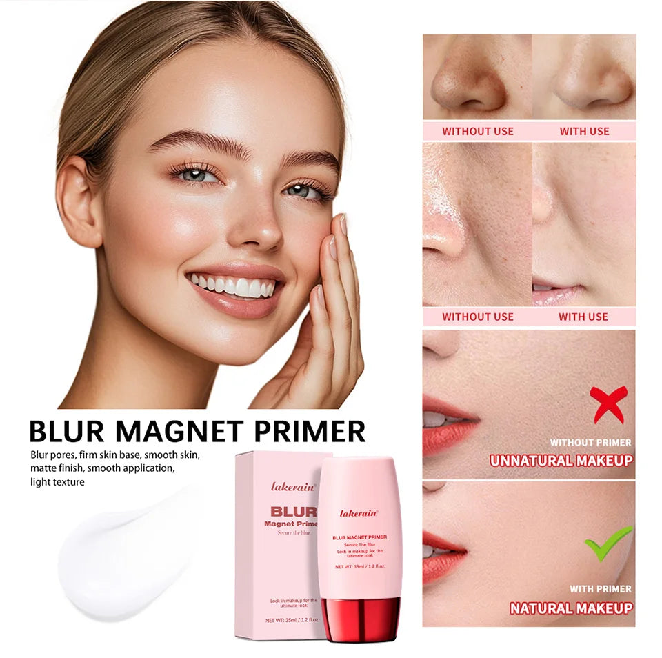 35ml Blur Magnet Primer Matte Finish Moisturizing Even Skin Tone Makeup Base Effectively Control Oil Seamlessly Primer Cosmetics