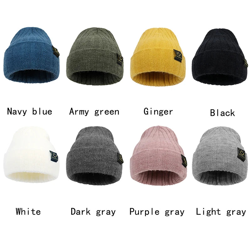 Gorro de Color sólido para bebés y niñas, gorro tejido suave para niños de 0 a 3 años, gorro cálido a prueba de viento para recién nacidos, otoño e invierno, 2022