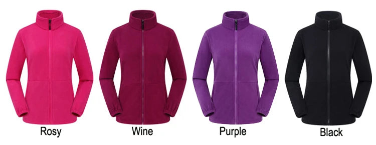 Winter Women's Wool Jacket Stand Collar Warm Breathable Cold Resistant Casual Comfortable Outdoor Travel Hiking Clothing