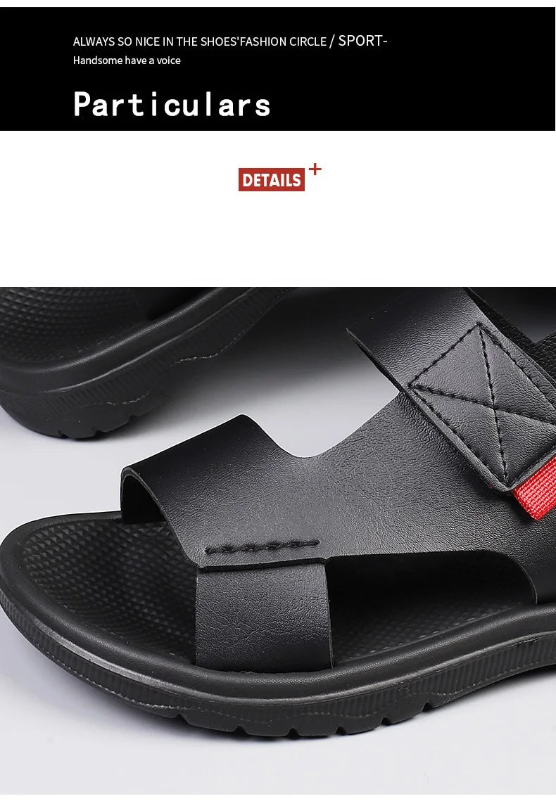 Sandals Men's Summer 2025 Casual Dual-Purpose Large Size Beach Shoes Outdoor Non-Slip Slippers Wading and River Tracing Shoes