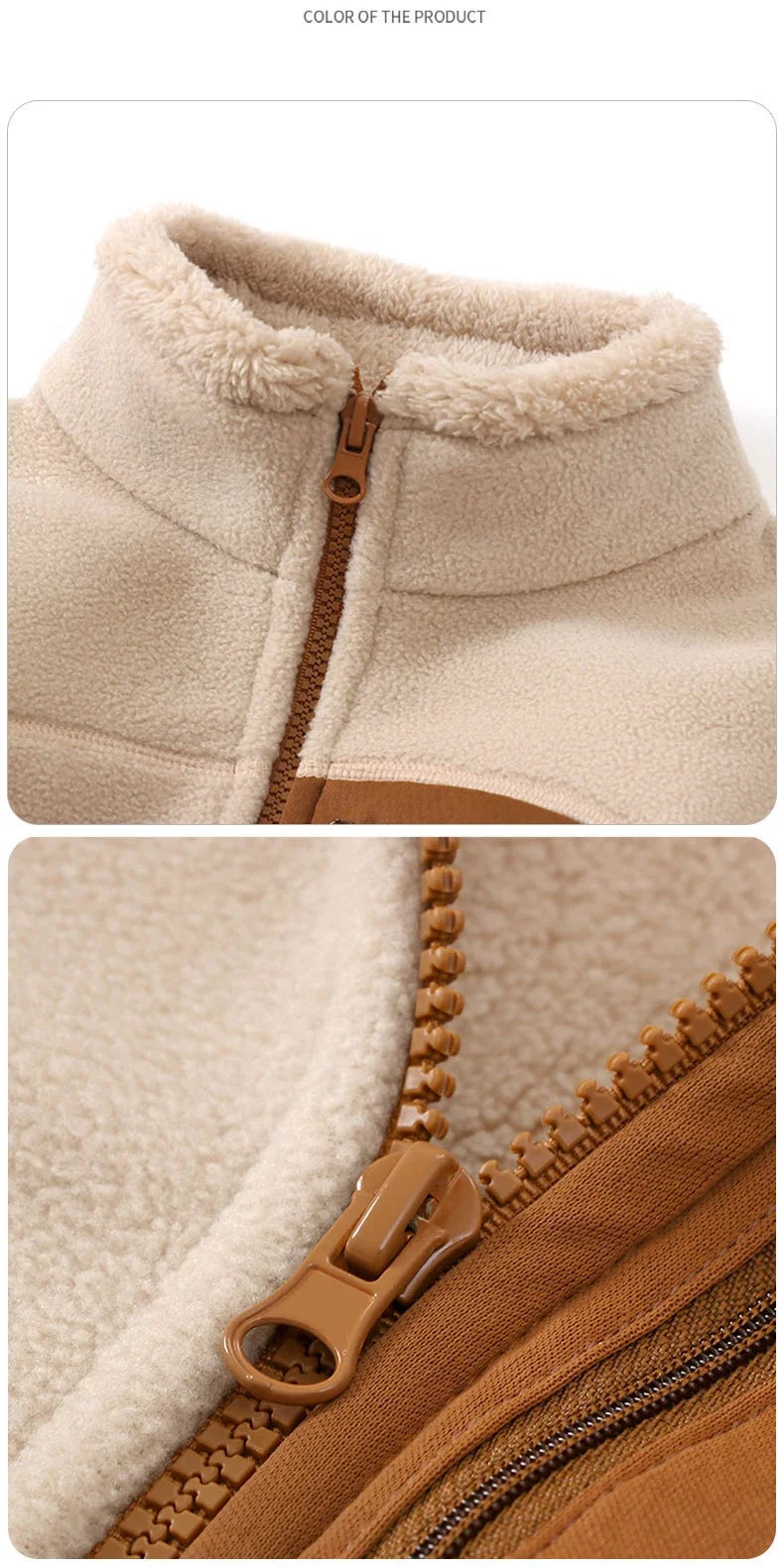 Children's Fall Winter Jacket Fleece Thick Teenage Boys Girls Outerwear Warm Windproof Soft Cozy Fur Coats for Kids 4-18 Years