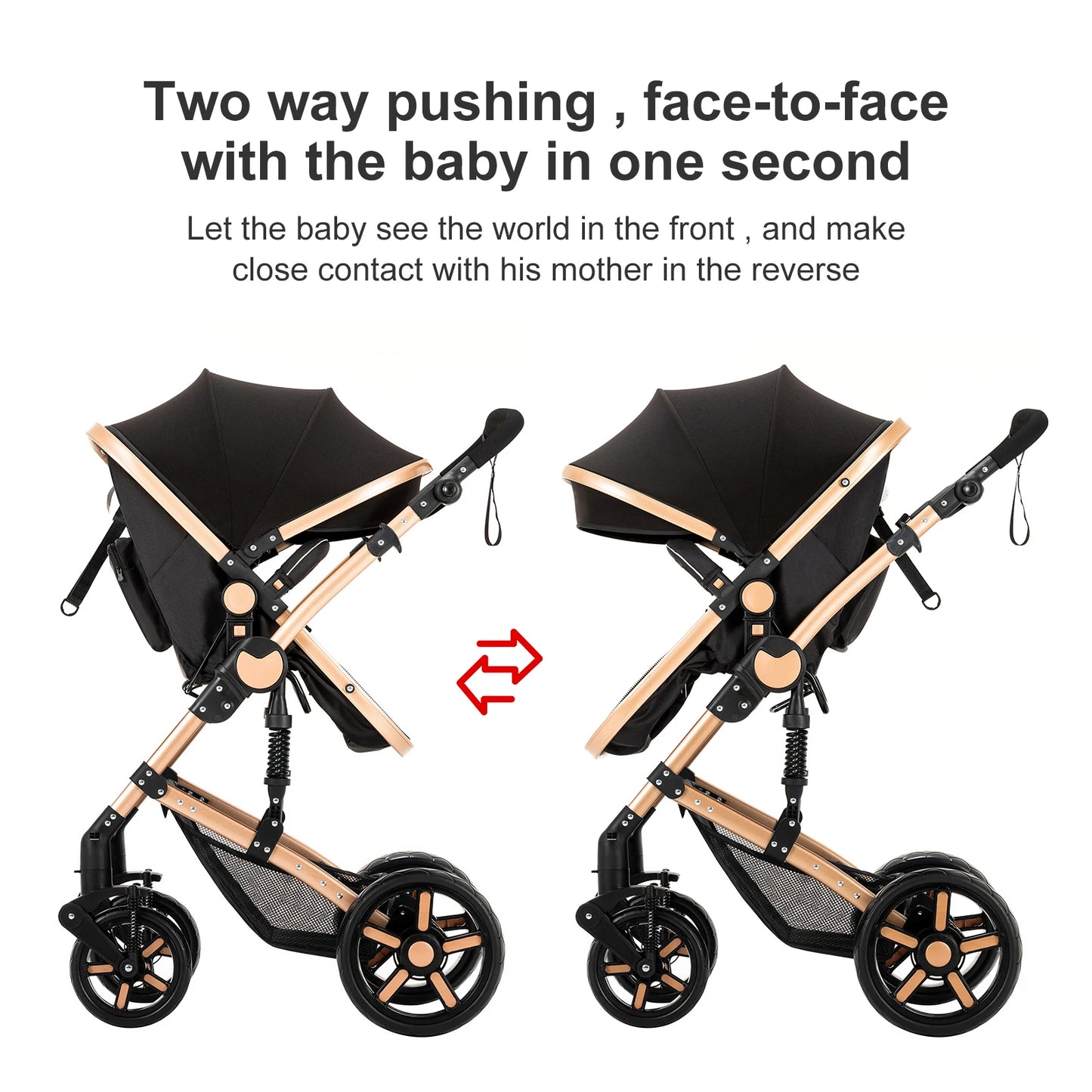 poussette bebe 3 en 1 Baby stroller baby newborn items Baby stroller for newborns Light str oller  for newborn baby Free Shippin