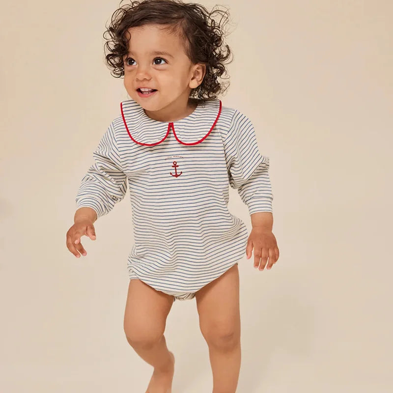 2024 Summer KS Baby Girls Cartoon Swan T Shirts Bodysuits Children's Clothing Boys Cotton Gorilla T-shirt Polos Kids Homewear