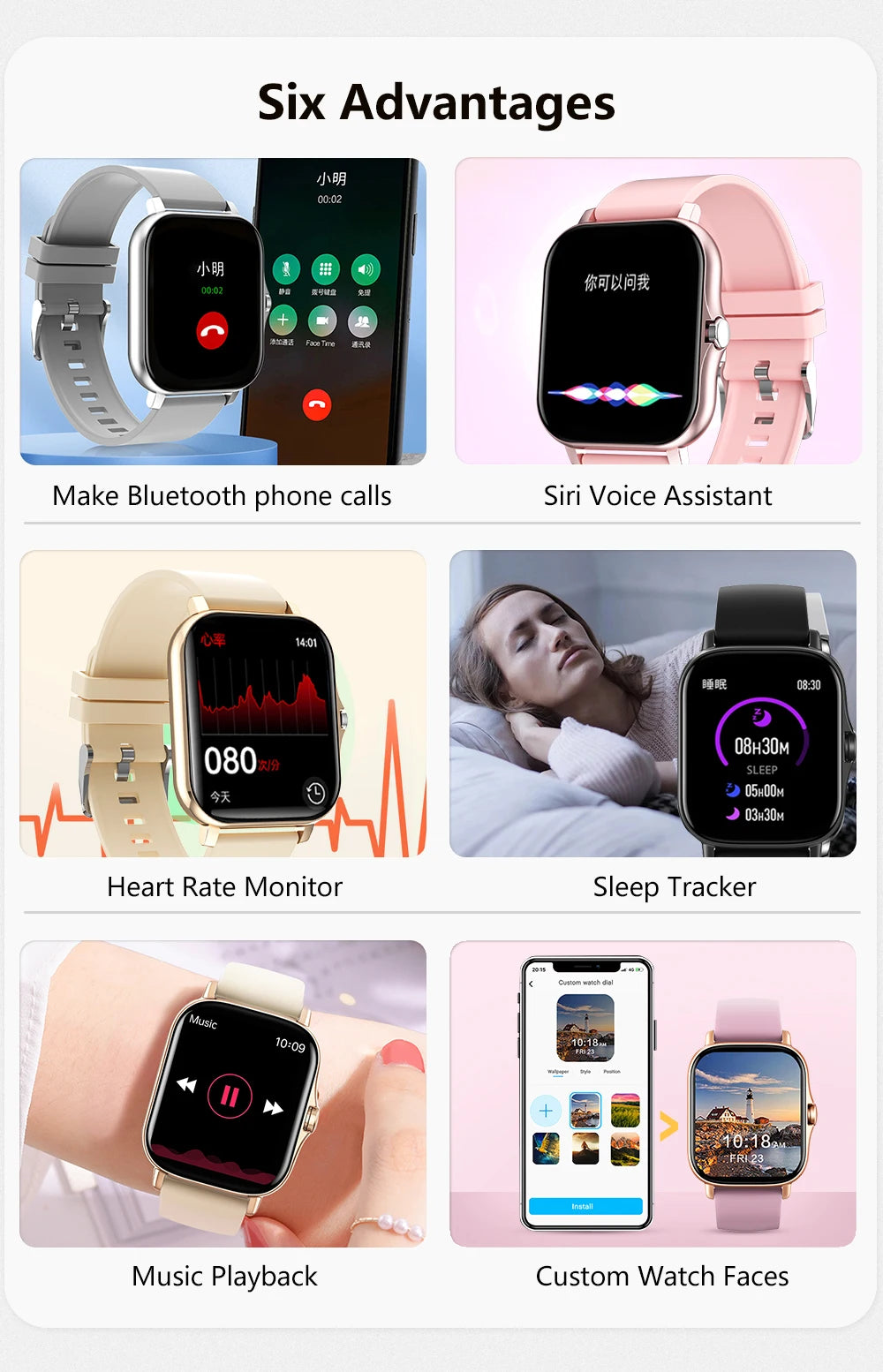 Smartwatch Y13- Relógio Inteligente Esportivo Bluetooth Android/iOS - Com foto Na Tela