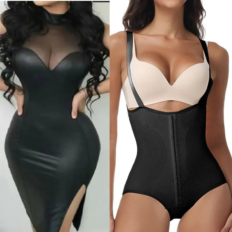 GUUDIA Lower Tummy Control Faja Colombianas Butt Lifting Control Fajas Adjustable Straps Back Fat Smooth Body Shaper Low Belly