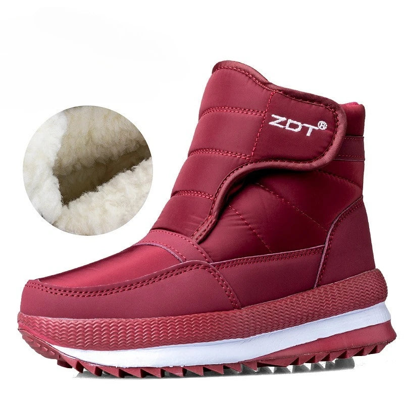 -40°C Winter Thicken Warm Men's Snow Boots Outdoor Waterproof Comfort Cotton Shoes Cold Resistant Non-slip Platform Ankle Boots