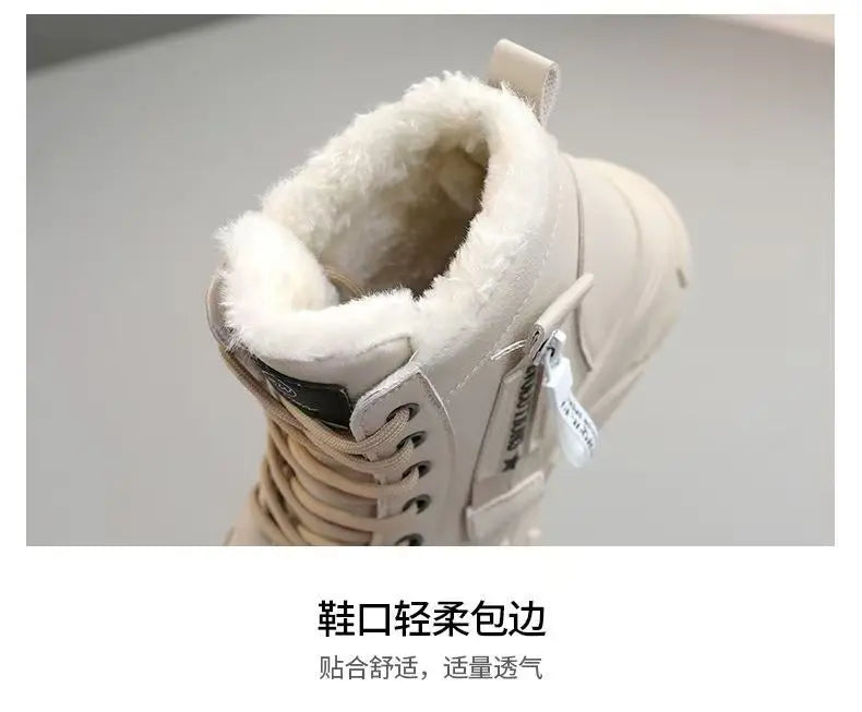 New Winter Women Boots Lace Up Women Sneakers Snow Ankle Boots Waterproof Platform Boots Comfortable Warm Casual Shoes for Women